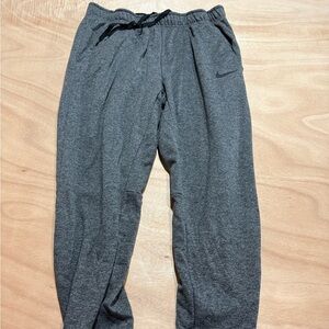 Nike Dri-FIT Black and Gray Joggers